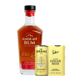 Andean Rum x 700ml + 4PACK Ginger Beer.