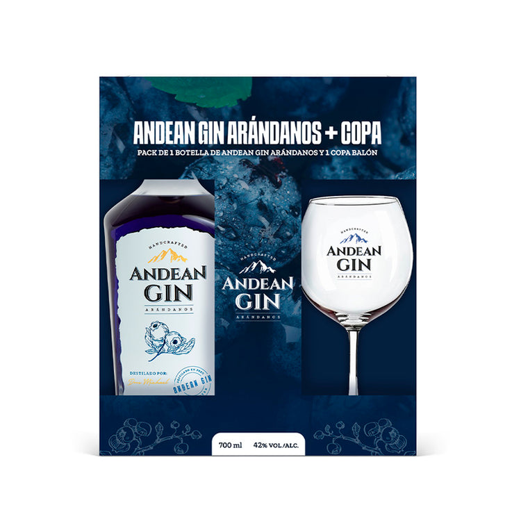 ANDEAN GIN ARÁNDANOS + COPA