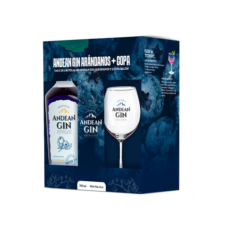 ANDEAN GIN ARÁNDANOS + COPA