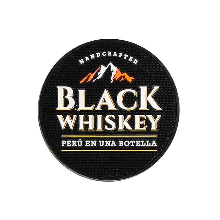 Posavasos Black Whiskey